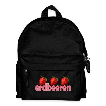 Strawberries - Kids' Backpack - black - Front
