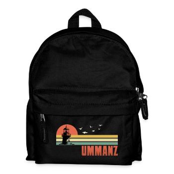 Baltic Sea Holiday ISLAND UMMANZ Souvenier Funny - Kids' Backpack - black - Front