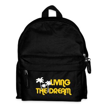 LIVING THE DREAM - Kids' Backpack - black - Front