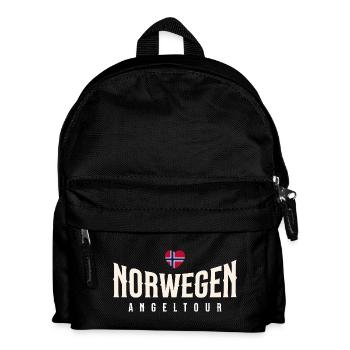Norway Fishing Trip - Kids' Backpack - black - Front