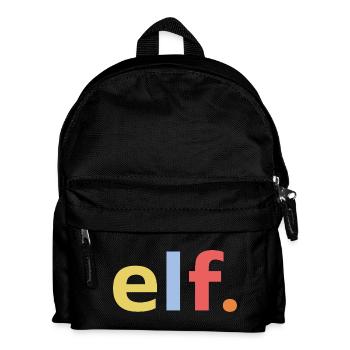 11th Birthday Young Elf 11 Year Anniversary - Kids' Backpack - black - Front