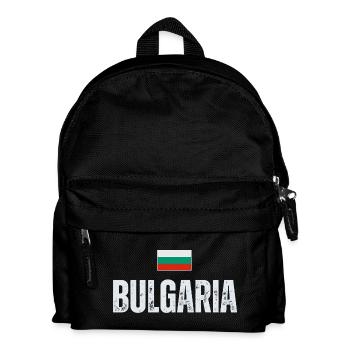 Bulgarische Flagge, bulgarischer Patriot - Kinder Rucksack - Schwarz - Vorne