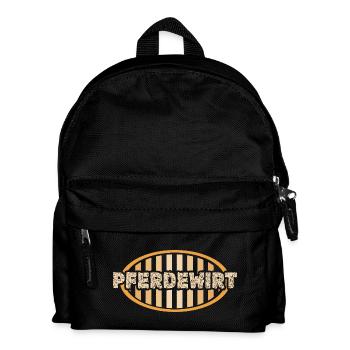 Horse keeper - Kids' Backpack - black - Front