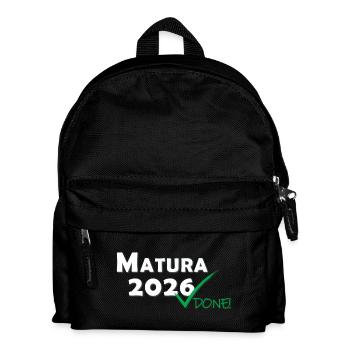 Matura 2026 Done - Kinder Rucksack - Schwarz - Vorne