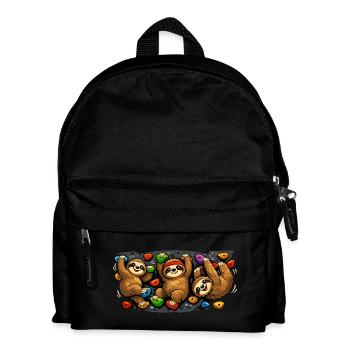 Trois paresseux Bloc Dessin - Sac à dos Enfant - noir - Devant