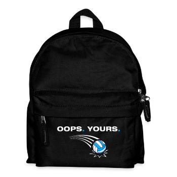 Oops. yours. Volleyball Volleyballspieler - Kinder Rucksack - Schwarz - Vorne