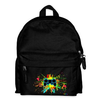 Contrôleur éclaboussure Gamer - Sac à dos Enfant - noir - Devant