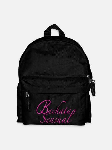 Bachata Sensual pink - Bachata Dance Shirts - Kinder Rucksack - Schwarz