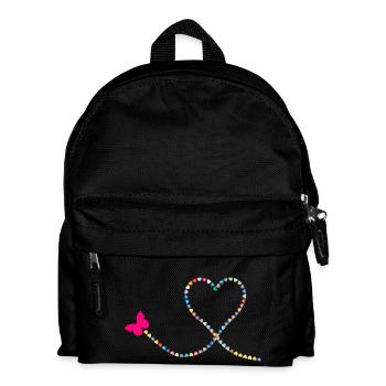 Hearts Hearts Heart I Love You I Love You U19 - Kids' Backpack - black - Front