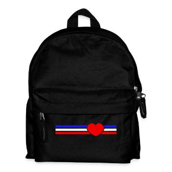 Schleswig-Holstein Herz - Kinder Rucksack - Schwarz - Vorne