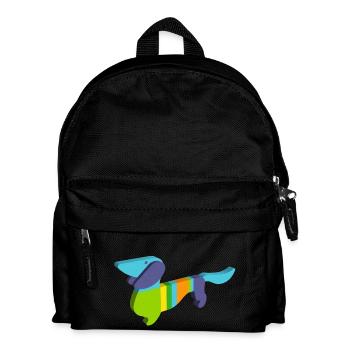 Waldi von München - Kinder Rucksack - Schwarz - Vorne