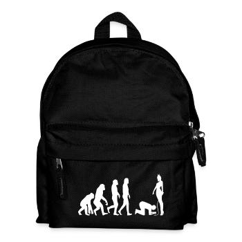Evolution man - Kids' Backpack - black - Front