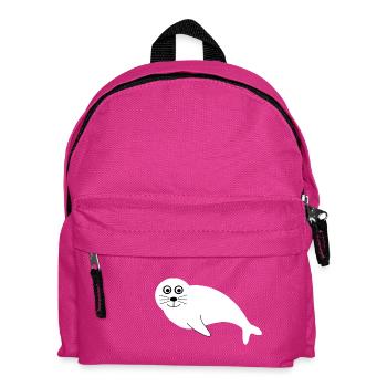 Seal Seal Animals Drôles Cadeaux Noël - Sac à dos Enfant - fuchsia - Devant