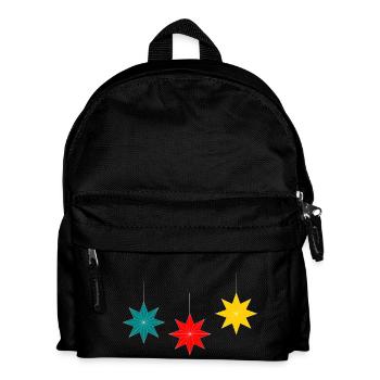 ETOILE. STAR. ETOILES. FÊTE. ANNIVERSAIRE. NOËL. - Sac à dos Enfant - noir - Devant