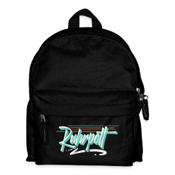 Ruhrpott - Kinder Rucksack - Schwarz - Vorne