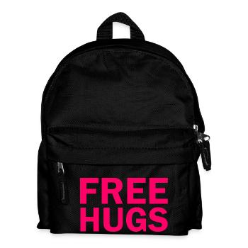 Free hugs - Kinder Rucksack - Schwarz - Vorne