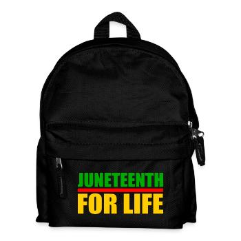 juneteenth - Kinder Rucksack - Schwarz - Vorne