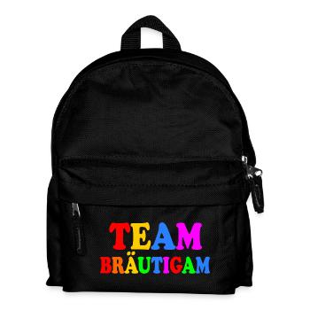 Team bräutigam - Kinder Rucksack - Schwarz - Vorne