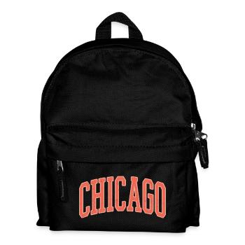 Chicago Arched Block Lettering - Kids' Backpack - black - Front