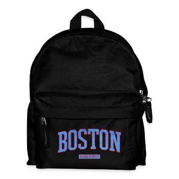 Boston Stadt Pride Emblem - Kinder Rucksack - Schwarz - Vorne