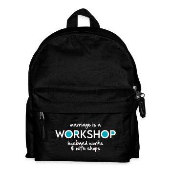 Atelier (sombre) - Sac à dos Enfant - noir - Devant