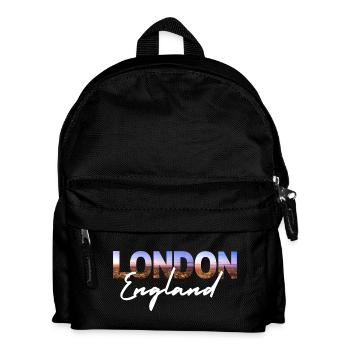 London Skyline Script England - Sac à dos Enfant - noir - Devant