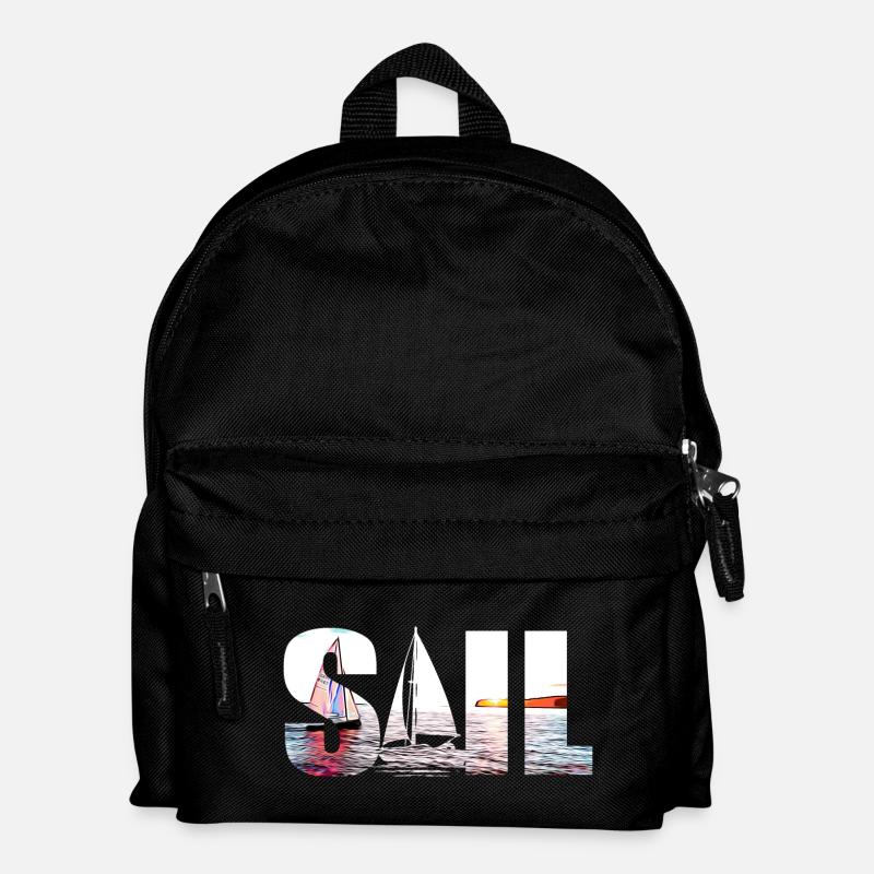 SEGEL - Kinder Rucksack - Schwarz