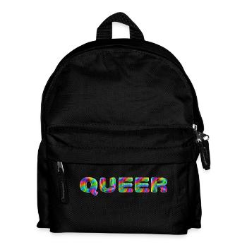 Queer - Kinder Rucksack - Schwarz - Vorne