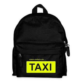 nimm einfach ein taxi - Kinder Rucksack - Schwarz - Vorne