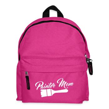 Painter Mother - Kids' Backpack - fuchsia - Front