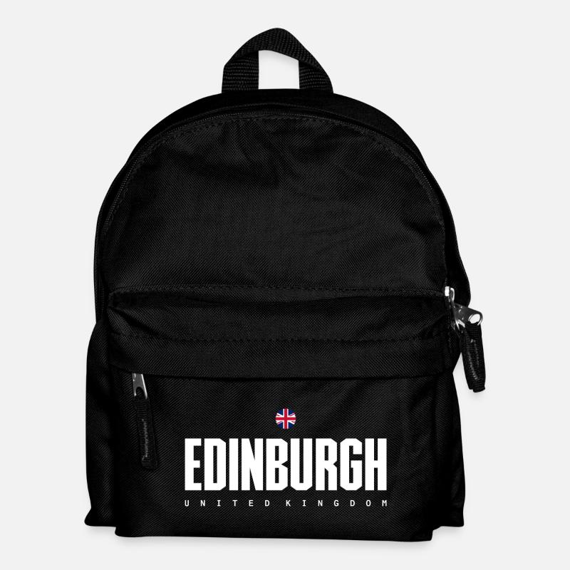 Edinburgh - Kinder Rucksack - Schwarz