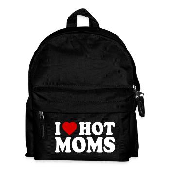 I love hot moms mom - Sac à dos Enfant - noir - Devant