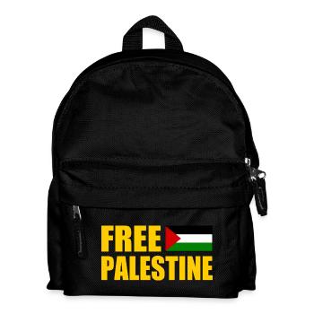 Free palestine - Kids' Backpack - black - Front