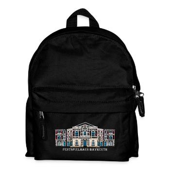 Iconic Festspielhaus Bayreuth, Bavaria - Kids' Backpack - black - Front
