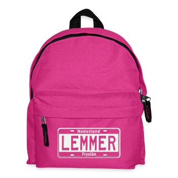 T-Shirt Lemmer Hoodie Ijsselmeer Holland Maritime - Sac à dos Enfant - fuchsia - Devant