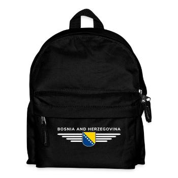 T-Shirt Bosnie-Herzégovine - Sac à dos Enfant - noir - Devant