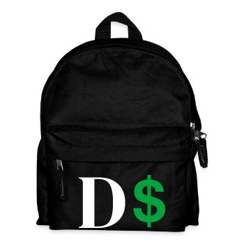 Dollar Letter - Kids' Backpack - black - Front