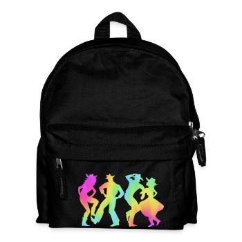 Danse carrée - Sac à dos Enfant - noir - Devant