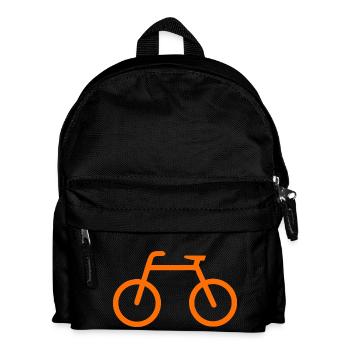Fahrrad - Kinder Rucksack - Schwarz - Vorne