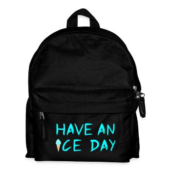 Cream Cream Cool Sayings Summertime Fan - Kids' Backpack - black - Front