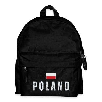 Fierté polonaise, drapeau polonais - Sac à dos Enfant - noir - Devant