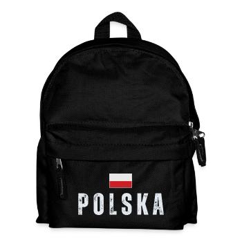Drapeau polonais, fierté polonaise - Sac à dos Enfant - noir - Devant