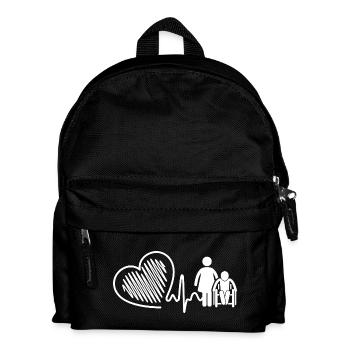 Nursing Aide Heartbeat - Kids' Backpack - black - Front