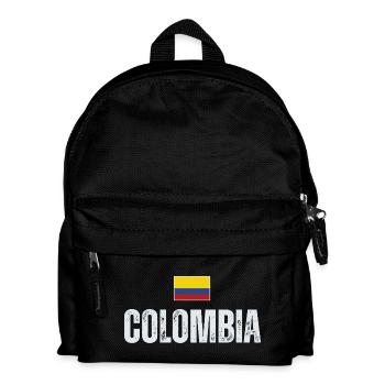 Flag of Colombia, I love Colombia - Kids' Backpack - black - Front