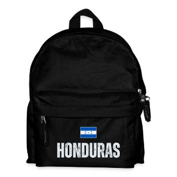 I love Honduras, Honduras flag - Kids' Backpack - black - Front