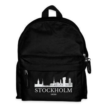 Stockholm Skyline, Stockholm Suède - Sac à dos Enfant - noir - Devant
