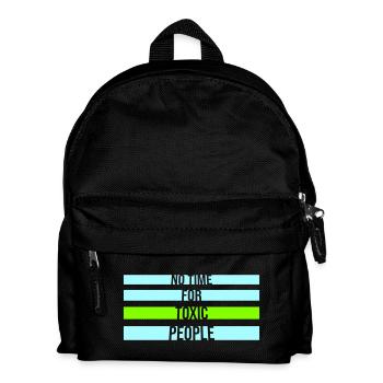 Pas de temps Personnes toxiques Limites Soins personnels Dire - Sac à dos Enfant - noir - Devant