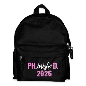 Doctor 2026 Degree Philistine Dissertation PhD - Kids' Backpack - black - Front