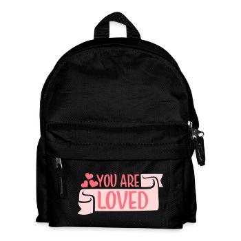 You Are Loved No Matter How You Feel Mitgefühl - Kinder Rucksack - Schwarz - Vorne