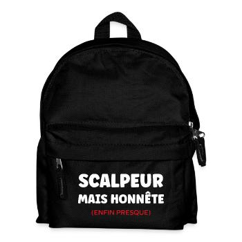 Scalpeur Honnête Presque - Sac à dos Enfant - noir - Devant